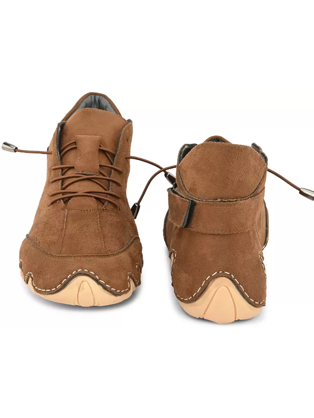 Italian High Sports Shoes - French Tan