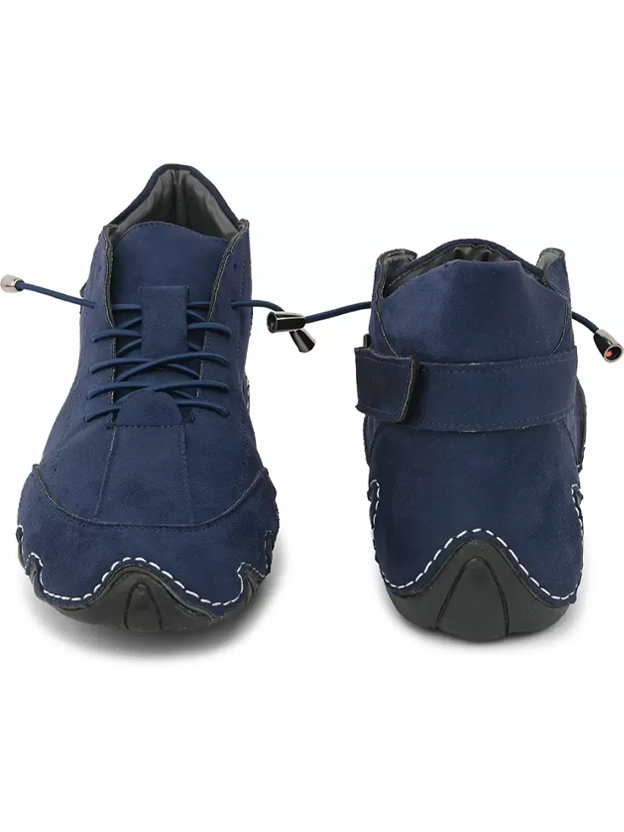 Italian High Sports Shoes - Coral Blue