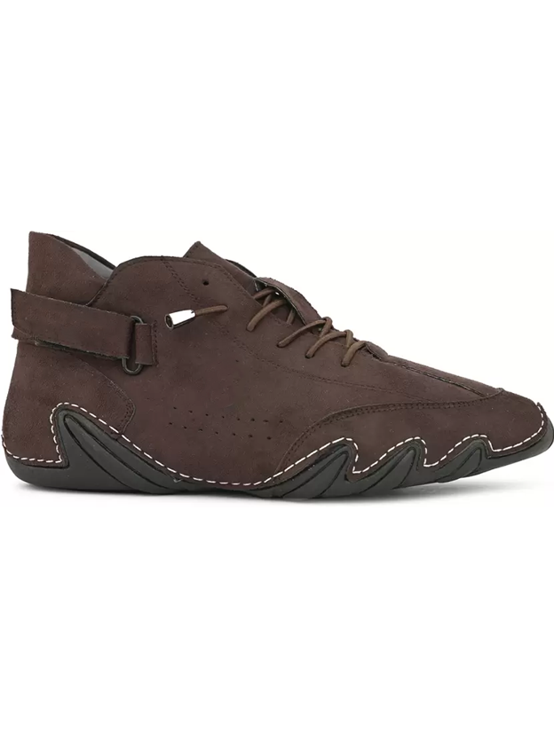 Italian High Sports Shoes - Walnut Brown