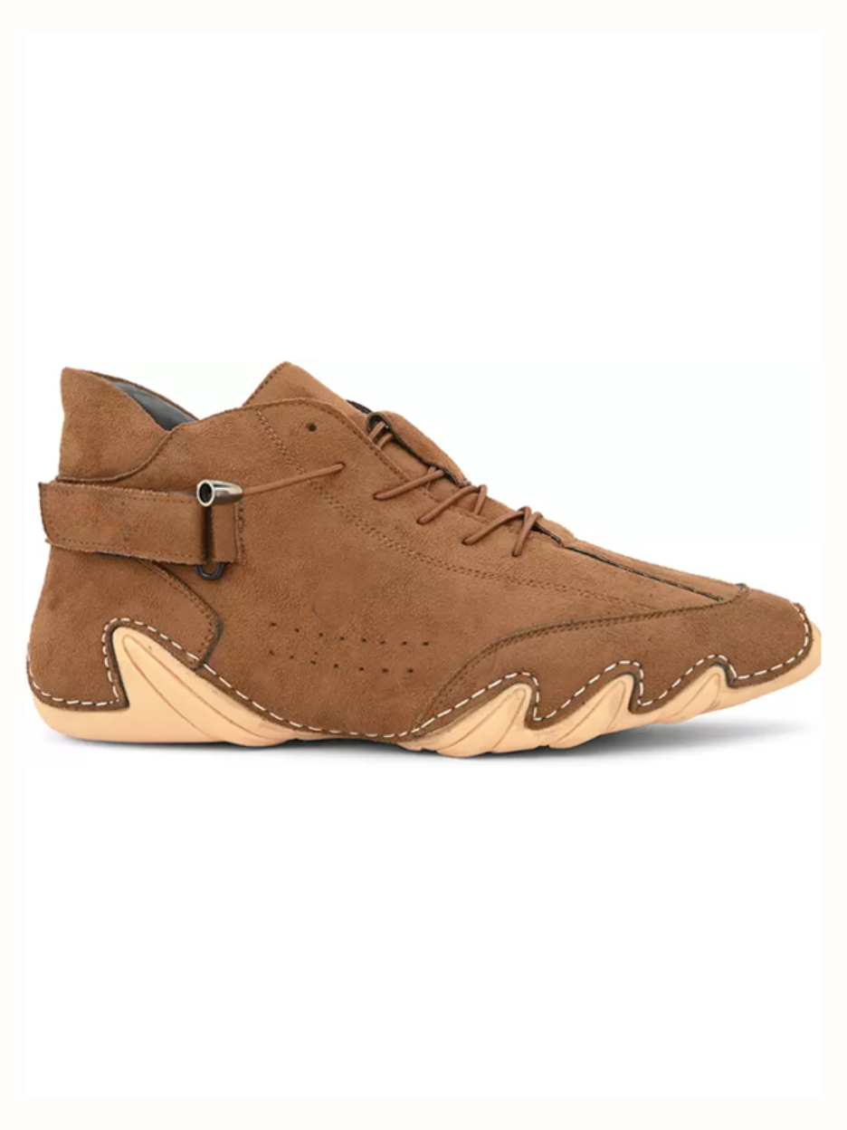 Italian High Sports Shoes - French Tan